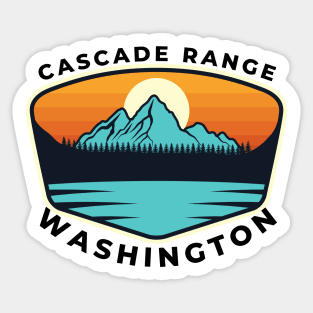 Cascade Range Washington - Travel Sticker